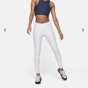 OUTDOOR VOICES OATMEAL WARMUP LEGGINGS